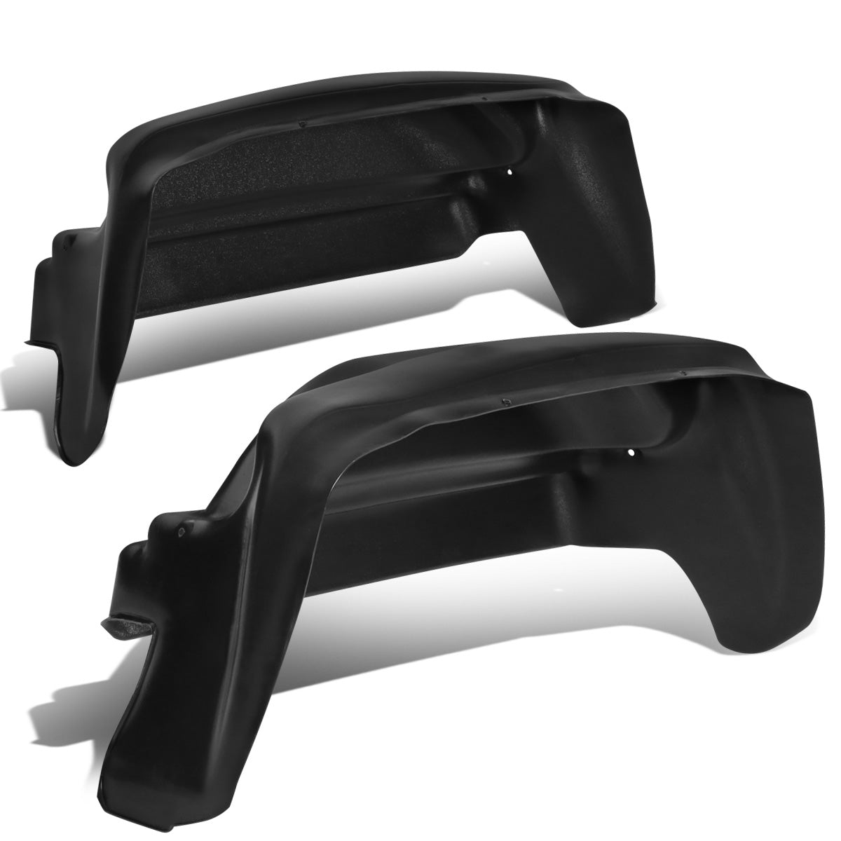 nan REAR WHEEL WELL GUARD COVER - 2PCS - 07-13 CHEVY SILVERADO 1500, GMC SIERRA 1500 / 07-14 CHEVY SILVERADO 2500HD, 3500HD, GMC SIERRA 2500HD, 3500HD - DOES NOT FIT MODELS WITH REAR DUALLY WHEELS / FACTORY OVERLOAD SPRINGS - BLACK