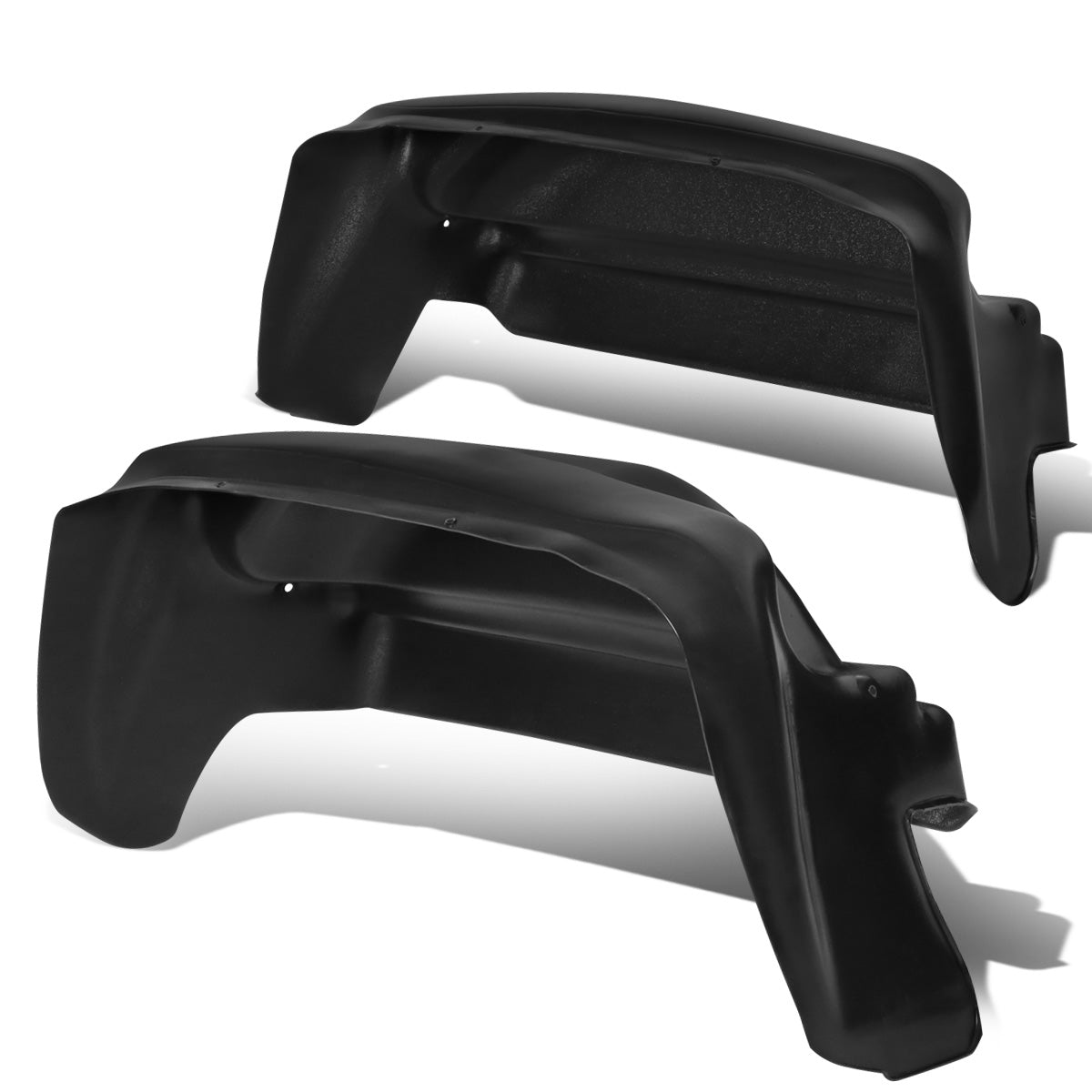 nan REAR WHEEL WELL GUARD COVER - 2PCS - 07-13 CHEVY SILVERADO 1500, GMC SIERRA 1500 / 07-14 CHEVY SILVERADO 2500HD, 3500HD, GMC SIERRA 2500HD, 3500HD - DOES NOT FIT MODELS WITH REAR DUALLY WHEELS / FACTORY OVERLOAD SPRINGS - BLACK