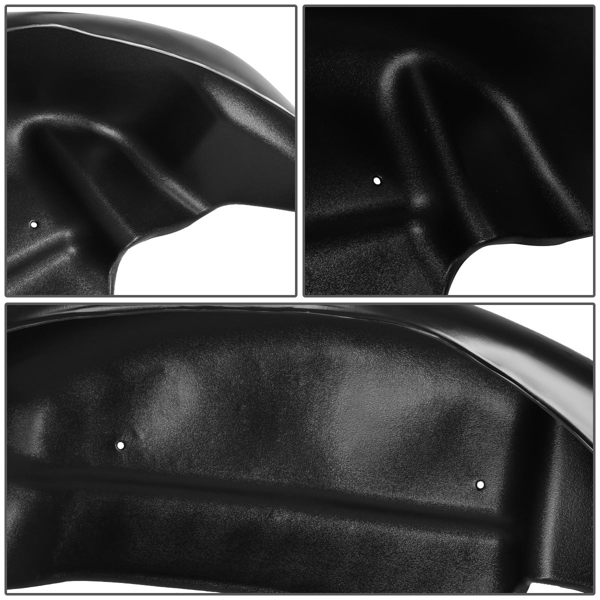 nan REAR WHEEL WELL GUARD COVERS - 2PCS - 15-19 FORD F-150 - DOES NOT FIT RAPTOR MODELS - BLACK