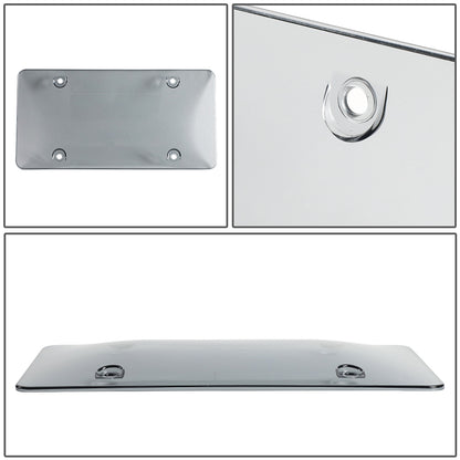 nan CAR LICENSE PLATE COVER - 2PCS - UNBREAKABLE - TINTED / SMOKE