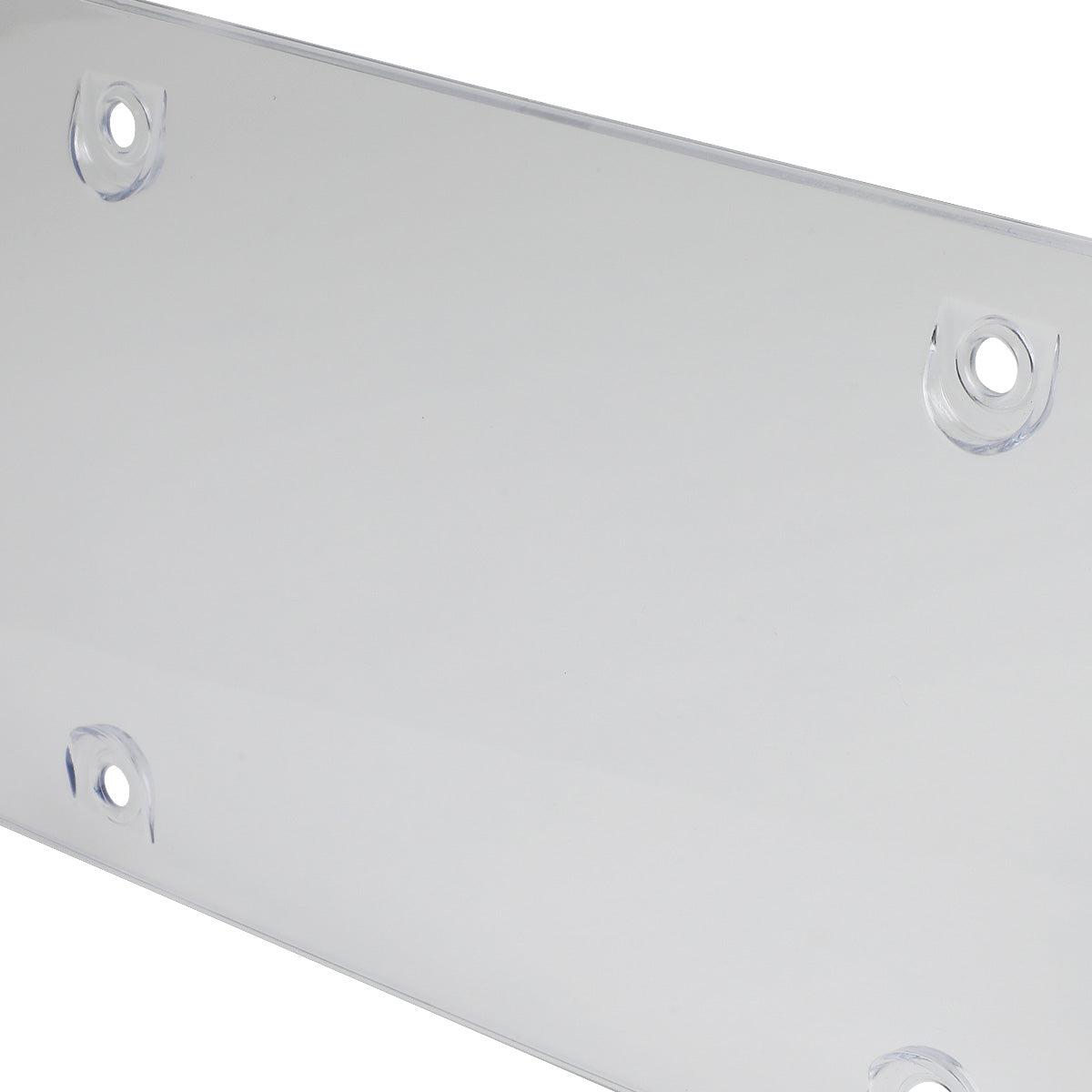 nan CAR LICENSE PLATE COVER - 2PCS - UNBREAKABLE - TINTED / WHITE