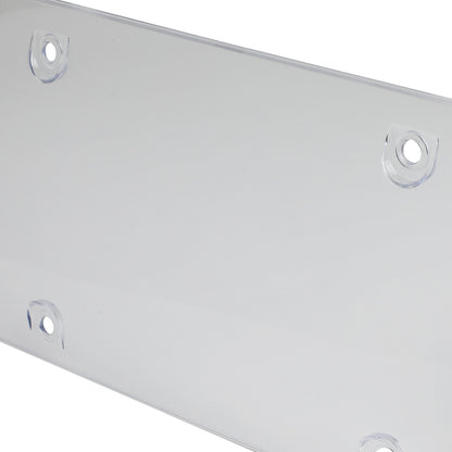 nan CAR LICENSE PLATE COVER - 2PCS - UNBREAKABLE - TINTED / WHITE