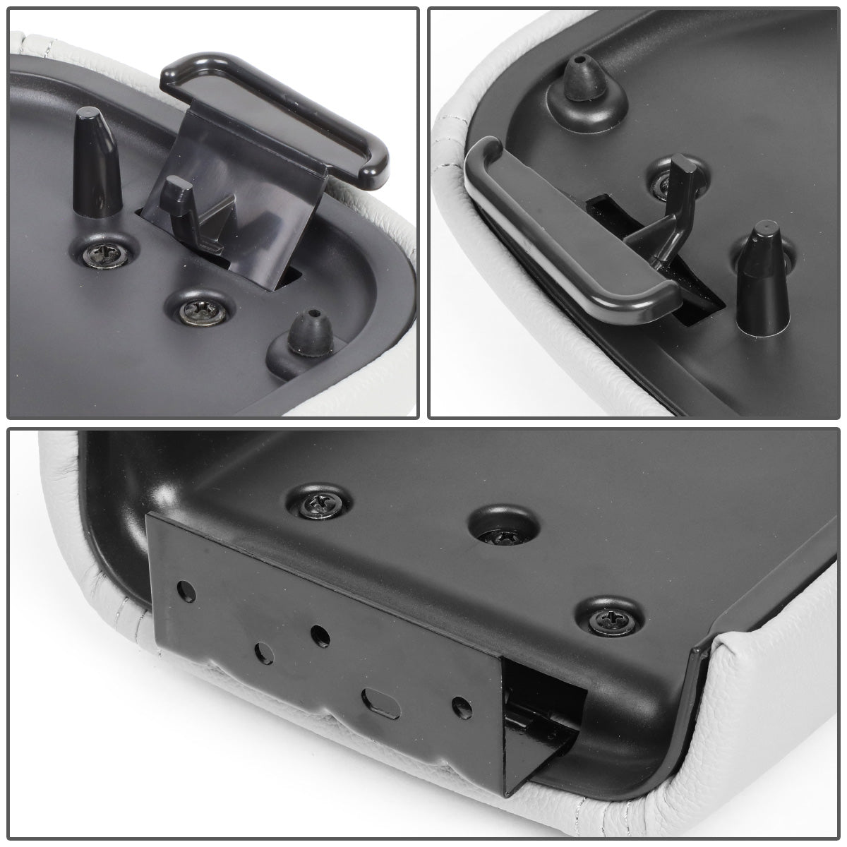 nan CENTER CONSOLE ARMREST LID - 02-09 CHEVY TRAILBLAZER, GMC ENVOY / 03-08 ISUZU ASCENDER / 04-07 BUICK RAINIER / 02-04 OLDSMOBILE BRAVADA - LIGHT GRAY