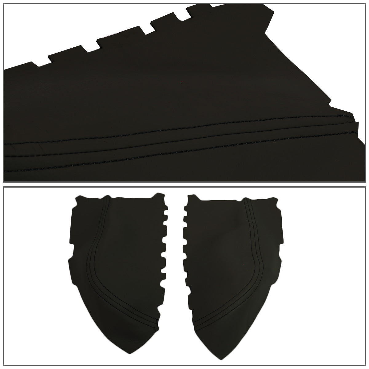 nan DOOR PANEL ARMREST COVER - 09-15 HONDA PILOT - BLACK