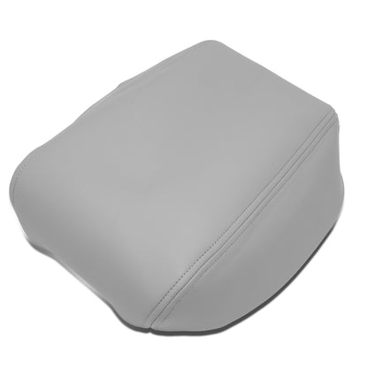 nan CENTER CONSOLE LID COVER - 08-13 TOYOTA HIGHLANDER - LEATHER - GRAY