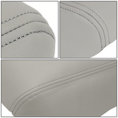 nan CENTER CONSOLE LID COVER - 08-13 TOYOTA HIGHLANDER - LEATHER - GRAY