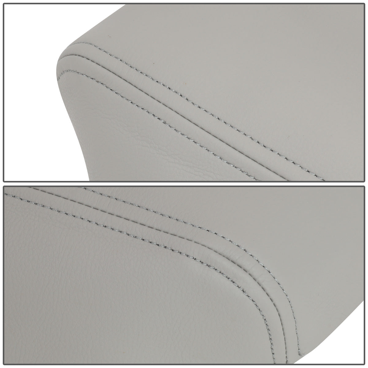 nan CENTER CONSOLE LID COVER - 08-13 TOYOTA HIGHLANDER - LEATHER - GRAY