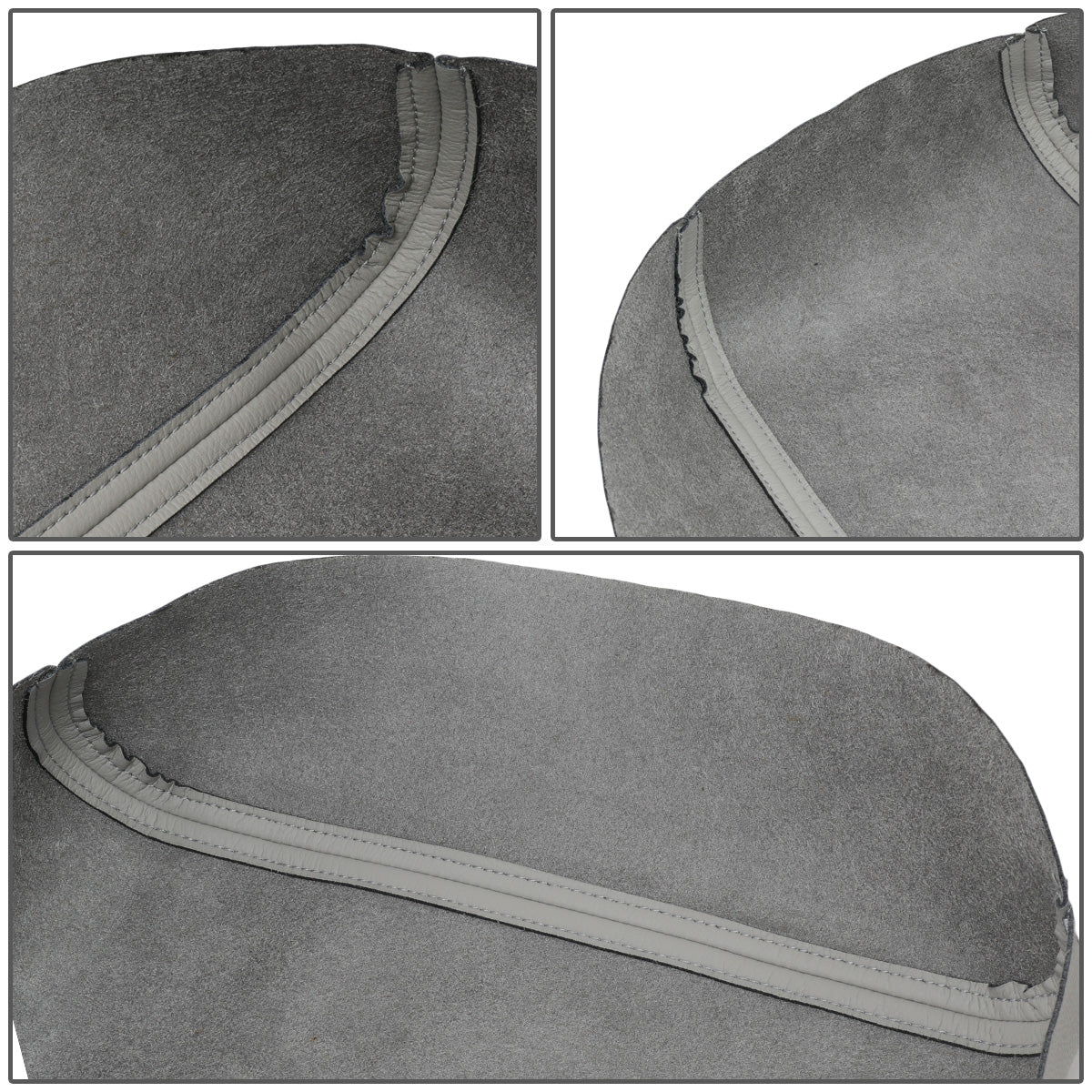 nan CENTER CONSOLE LID COVER - 08-13 TOYOTA HIGHLANDER - LEATHER - GRAY