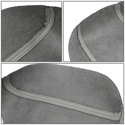 nan CENTER CONSOLE LID COVER - 08-13 TOYOTA HIGHLANDER - LEATHER - GRAY