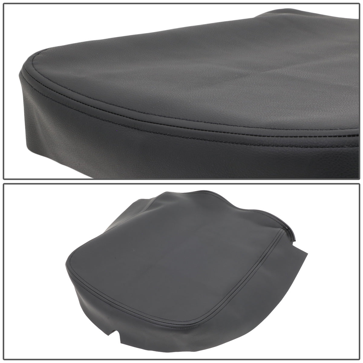 nan CENTER CONSOLE LID COVER - 02-08 DODGE RAM 1500 / 03-09 DODGE RAM 2500 , 3500 - LEATHER - BLACK