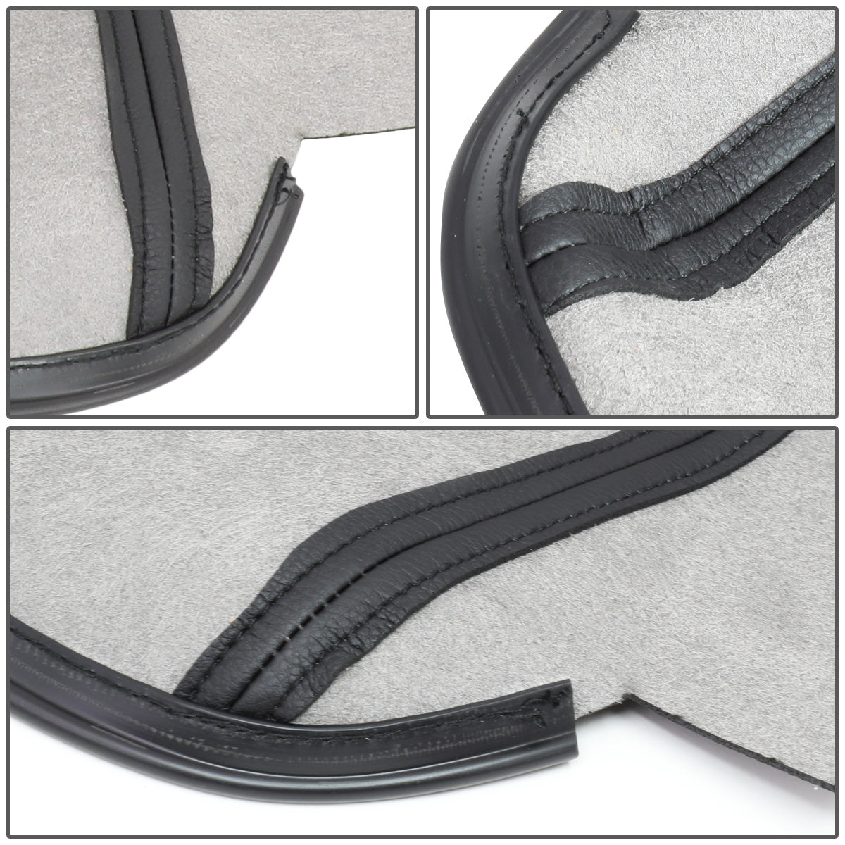 nan CENTER CONSOLE LID COVER - 02-08 DODGE RAM 1500 / 03-09 DODGE RAM 2500 , 3500 - LEATHER - BLACK