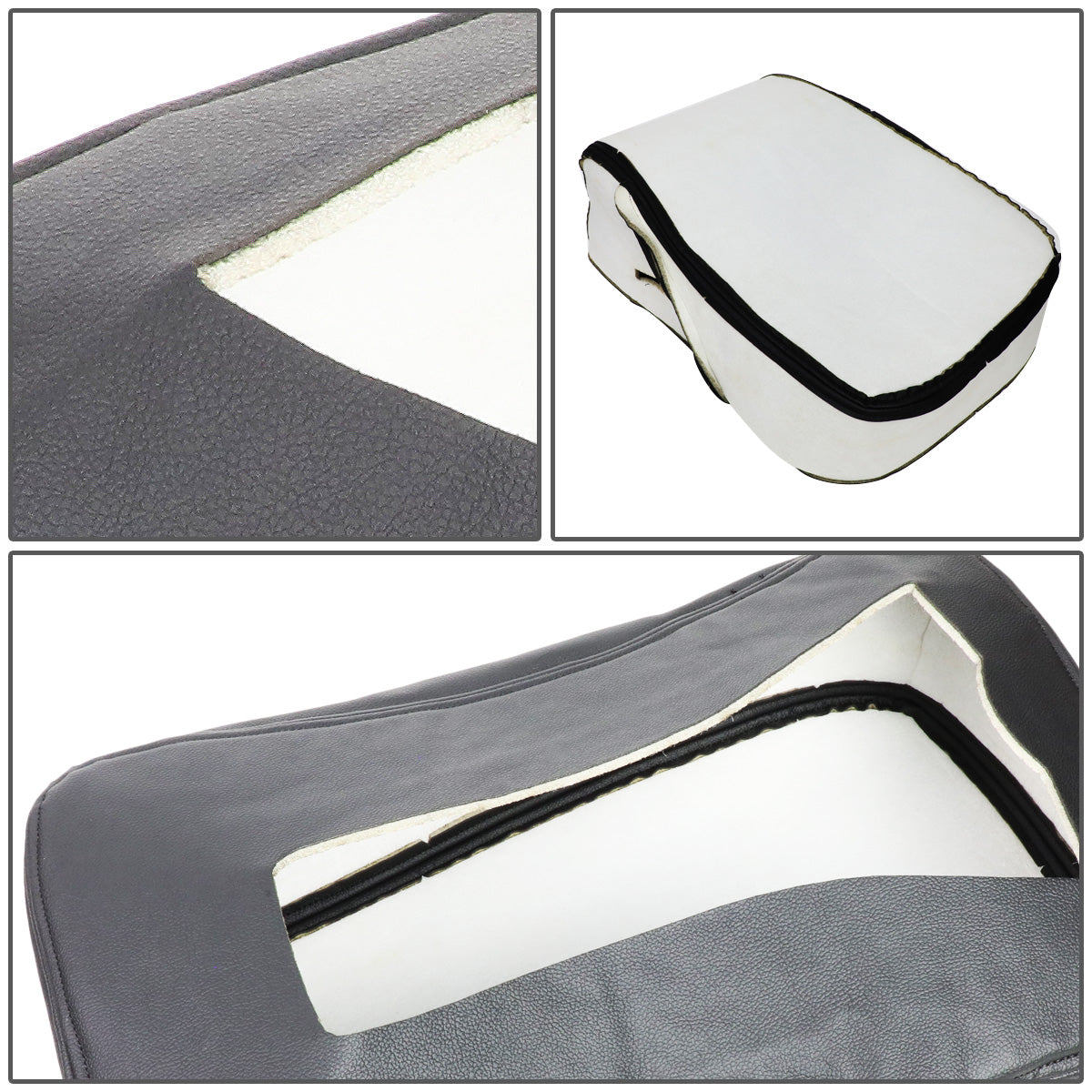 nan CENTER CONSOLE LID COVER - 07-13 CHEVY AVALANCHE, GMC SIERRA 1500 / 07-14 CHEVY AVALANCHE, CHEVY TAHOE, CHEVY SILVERADO 1500, 2500, 2500HD, 3500, 3500HD, GMC YUKON DENALI, YUKON HYBRID, GMC YUKON XL 1500 DENALI, GMC SIERRA 2500HD, 3500HD - FITS TOP