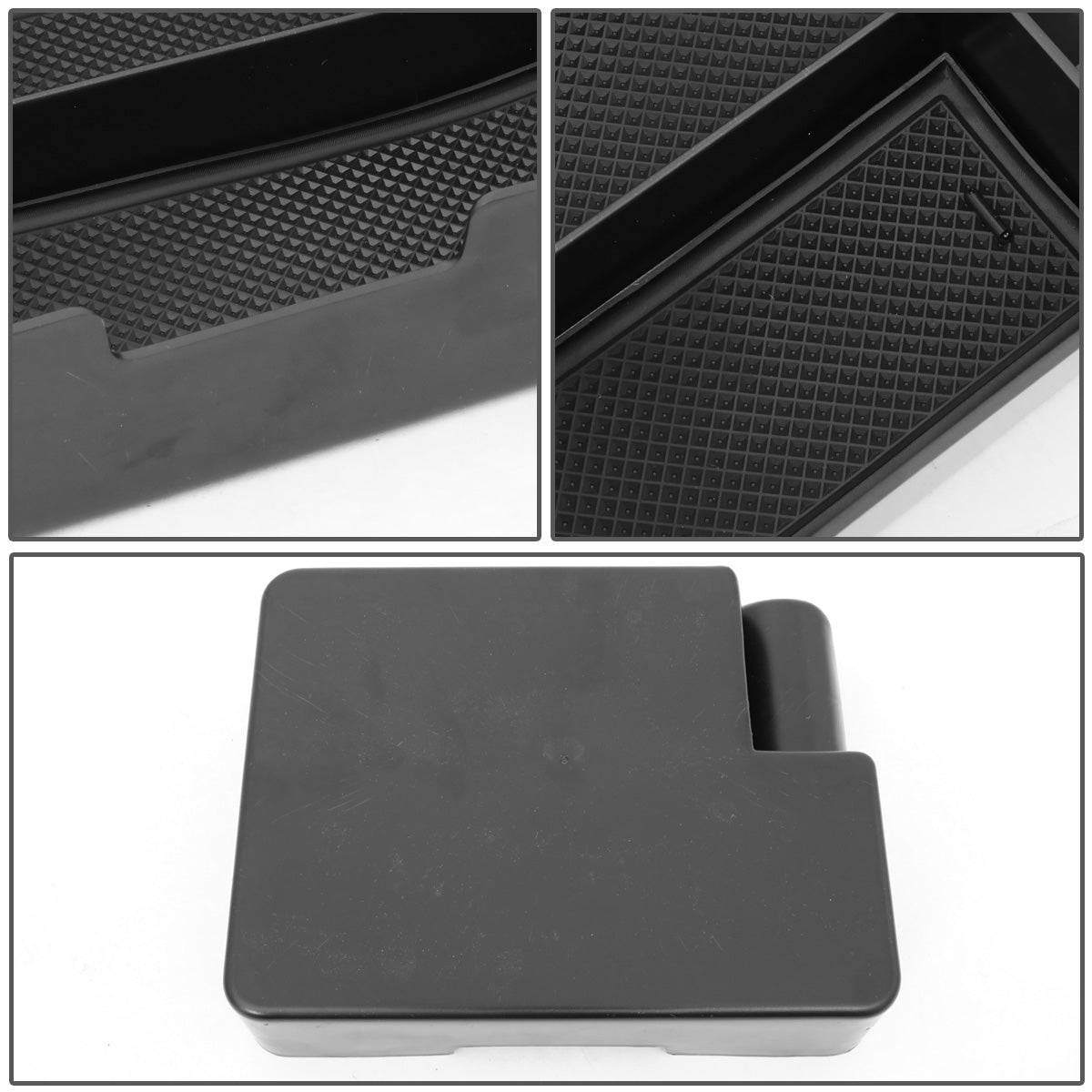 nan CENTER CONSOLE ORGANIZER TRAY - 17-19 TESLA MODEL 3 - BLACK