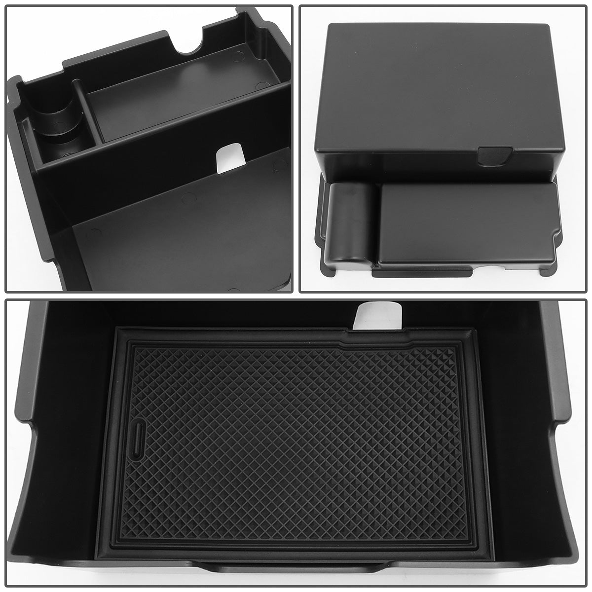 nan CENTER CONSOLE ORGANIZER TRAY - 18-19 SUBARU CROSSTEK, SUBARU IMPREZA - BLACK
