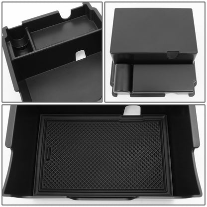 nan CENTER CONSOLE ORGANIZER TRAY - 18-19 SUBARU CROSSTEK, SUBARU IMPREZA - BLACK