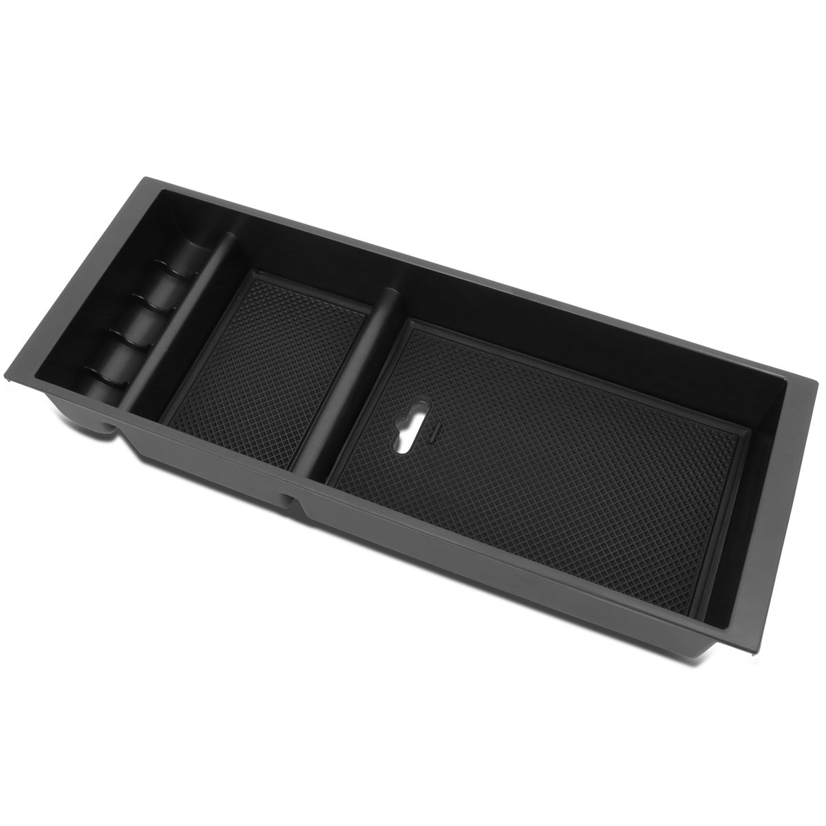nan CENTER CONSOLE ORGANIZER TRAY - 15-19 FORD F-150 - FITS MODELS WITH BUCKET SEATS - BLACK