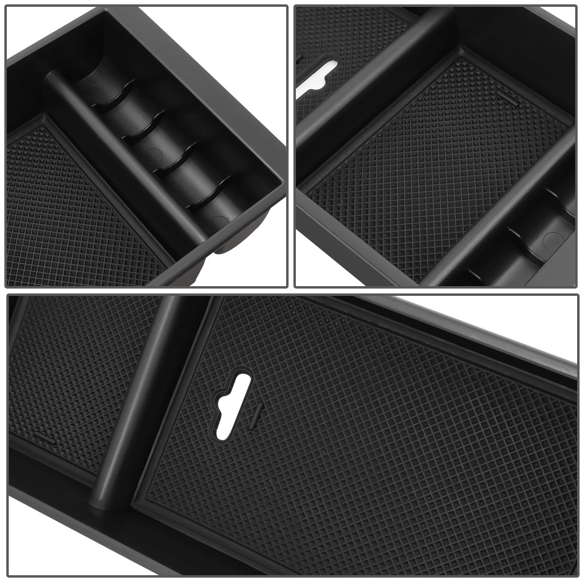 nan CENTER CONSOLE ORGANIZER TRAY - 15-19 FORD F-150 - FITS MODELS WITH BUCKET SEATS - BLACK