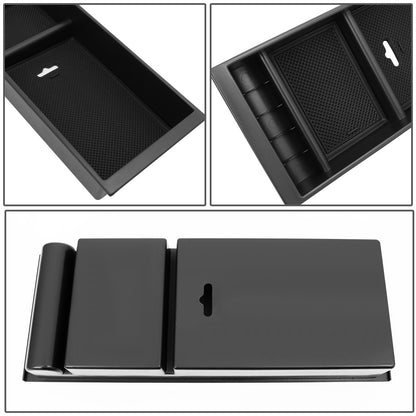 nan CENTER CONSOLE ORGANIZER TRAY - 15-19 FORD F-150 - FITS MODELS WITH BUCKET SEATS - BLACK