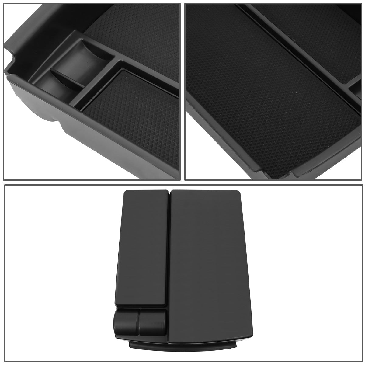 nan CENTER CONSOLE ORGANIZER TRAY - 16-19 TESLA MODEL S, X - BLACK