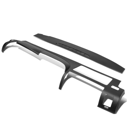 nan DASH BOARD COVER CAP - 07-13 CHEVY SILVERADO/GMC SIERRA - DOES NOT FIT LTZ, DENALI, SLT MODELS - BLACK - 2PCS