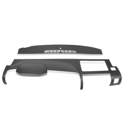 nan DASH BOARD COVER CAP - 07-13 CHEVY SILVERADO/GMC SIERRA - DOES NOT FIT LTZ, DENALI, SLT MODELS - BLACK - 2PCS