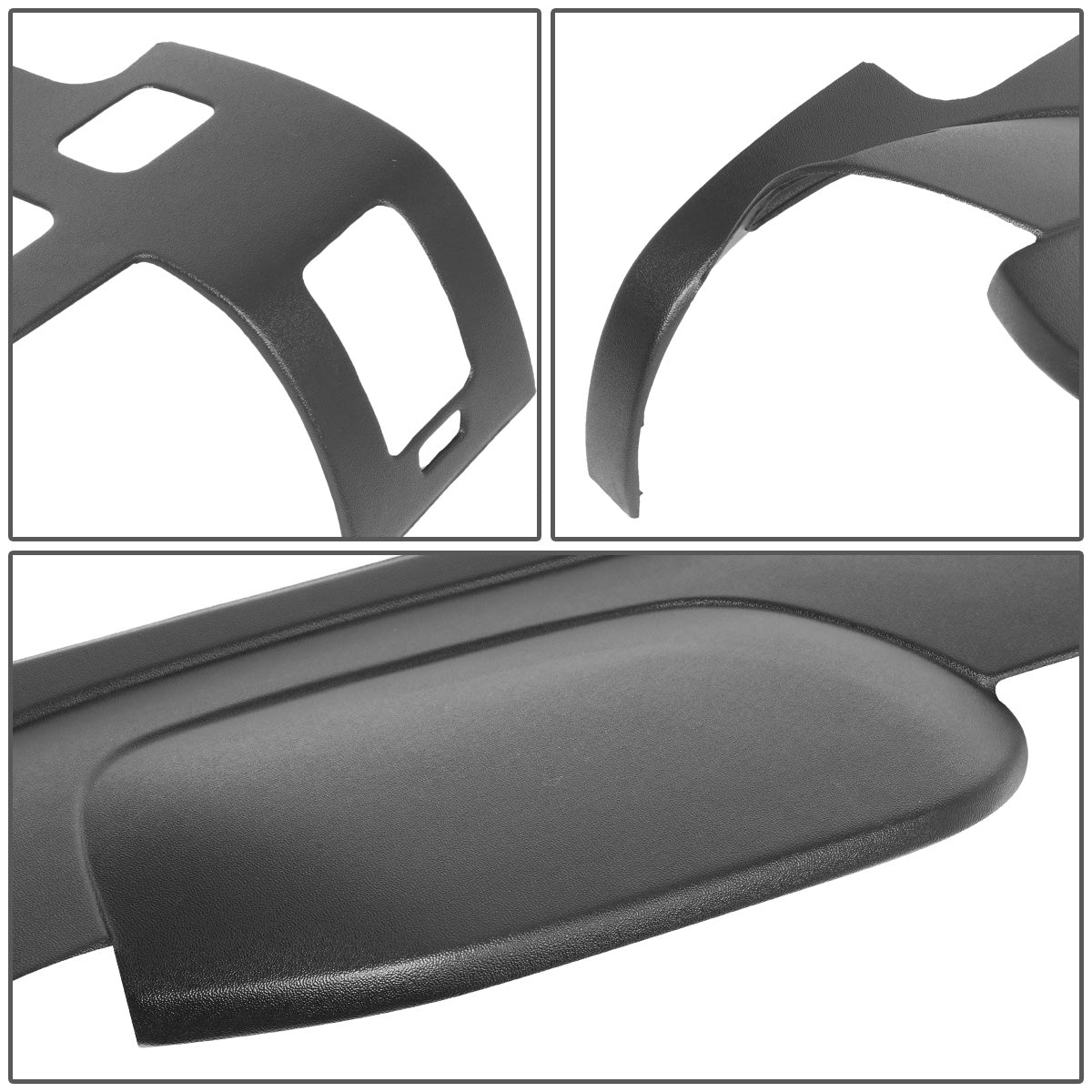nan DASH BOARD COVER CAP - 07-13 CHEVY SILVERADO/GMC SIERRA - DOES NOT FIT LTZ, DENALI, SLT MODELS - BLACK - 2PCS