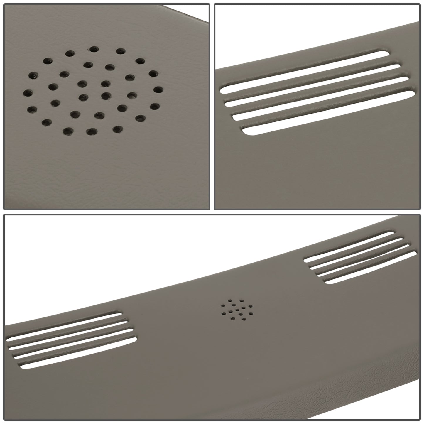 nan REAR DASH COVER VENT CAP - 02-05 DODGE RAM 1500 / 03-05 DODGE RAM 2500, 3500 - GRAY