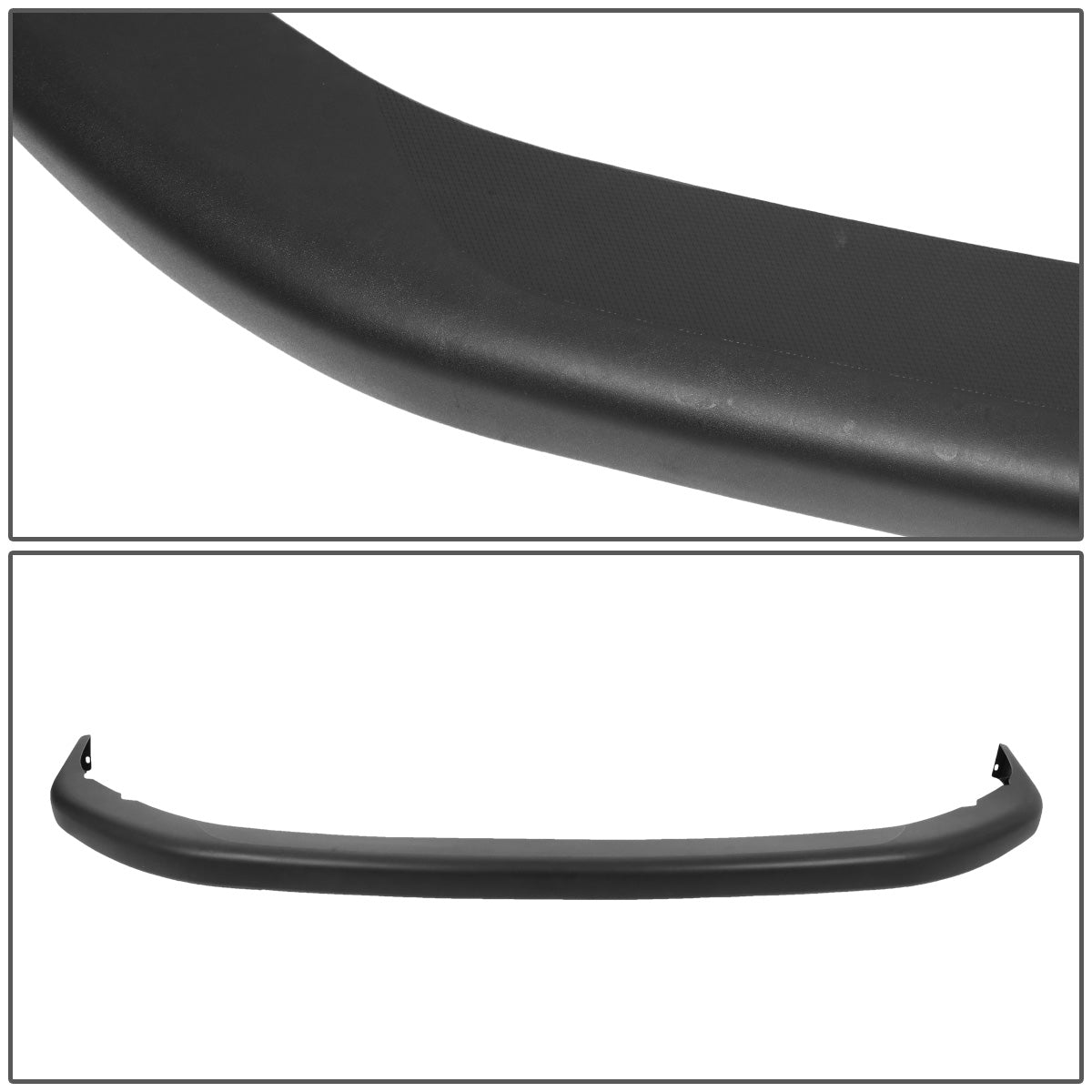 nan FRONT BUMPER LIP - 94-01 DODGE RAM 1500 / 94-02 DODGE RAM 2500, 3500 - FITS MODELS WITHOUT SPORTS PACKAGE / WITHOUT TOW HOOK - FITS STEEL BUMPER MODELS ONLY - BLACK