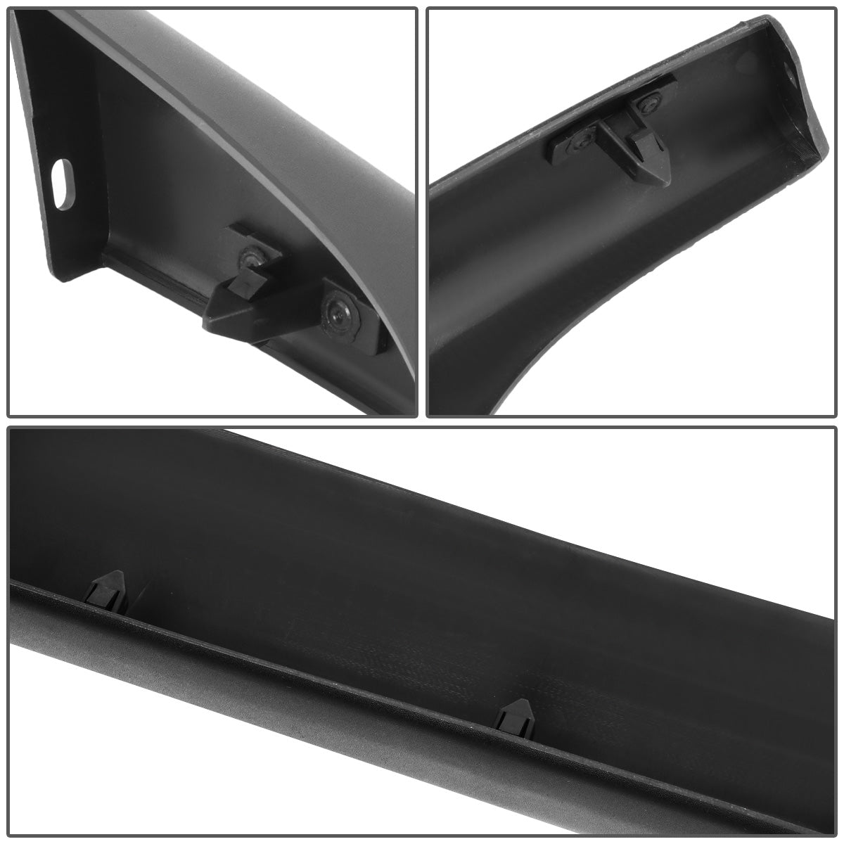 nan FRONT BUMPER LIP - 94-01 DODGE RAM 1500 / 94-02 DODGE RAM 2500, 3500 - FITS MODELS WITHOUT SPORTS PACKAGE / WITHOUT TOW HOOK - FITS STEEL BUMPER MODELS ONLY - BLACK