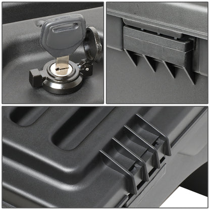 nan TRUCK BED WHEEL WELL BOX - 02-18 DODGE RAM 1500 / 03-18 DODGE RAM 2500, 3500 - FITS MODELS WITH FLEETSIDE TRUCK BEDS / DRILLING IS REQUIRED TO MOUNT BRACKET TO VEHICLE - DRIVER SIDE - BLACK