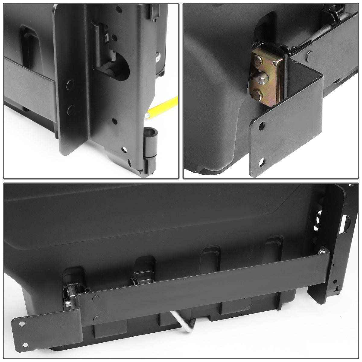 nan TRUCK BED WHEEL WELL BOX - 02-18 DODGE RAM 1500 / 03-18 DODGE RAM 2500, 3500 - FITS MODELS WITH FLEETSIDE TRUCK BEDS / DRILLING IS REQUIRED TO MOUNT BRACKET TO VEHICLE - DRIVER SIDE - BLACK