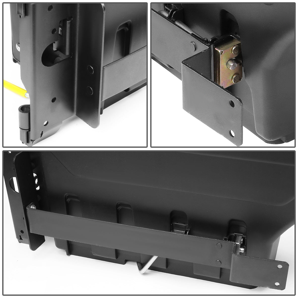 nan TRUCK BED WHEEL WELL BOX - 02-18 DODGE RAM 1500 / 03-18 DODGE RAM 2500, 3500 - FITS MODELS WITH FLEETSIDE TRUCK BEDS / DRILLING IS REQUIRED TO MOUNT BRACKET TO VEHICLE - PASSENGER SIDE - BLACK