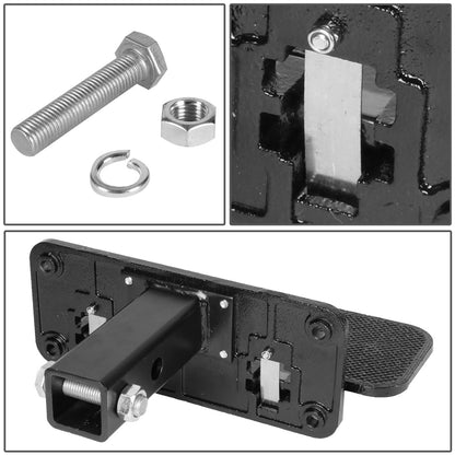 nan HITCH STEP - FOLDING - 2" - ALUMINUM - BLACK