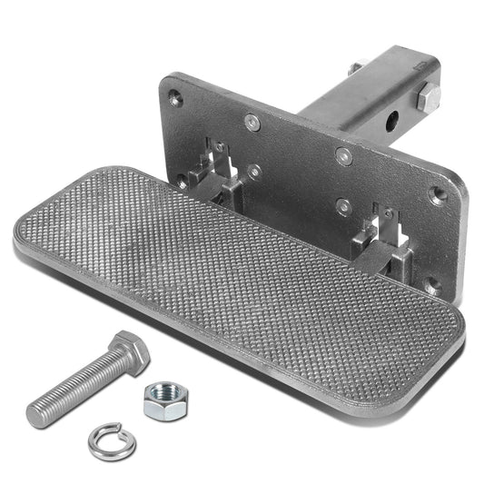 nan HITCH STEP - FOLDING - 2" - ALUMINUM - SILVER