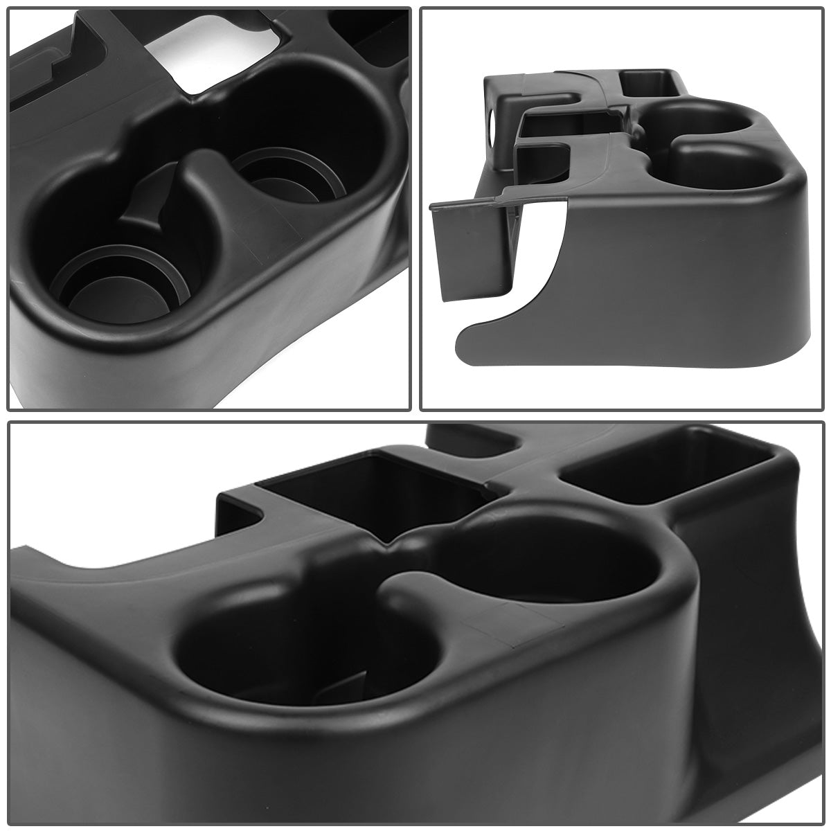 nan CENTER CONSOLE CUP HOLDER - 03-05 DODGE RAM 1500, 2500, 3500 - FITS 06-09 NON-SPORT INTERIOR PACKAGE MODELS / 10-12 NON-LARAMIE MODELS - FITS MODELS WITH 40/20/40 SPLIT SEATS - BLACK