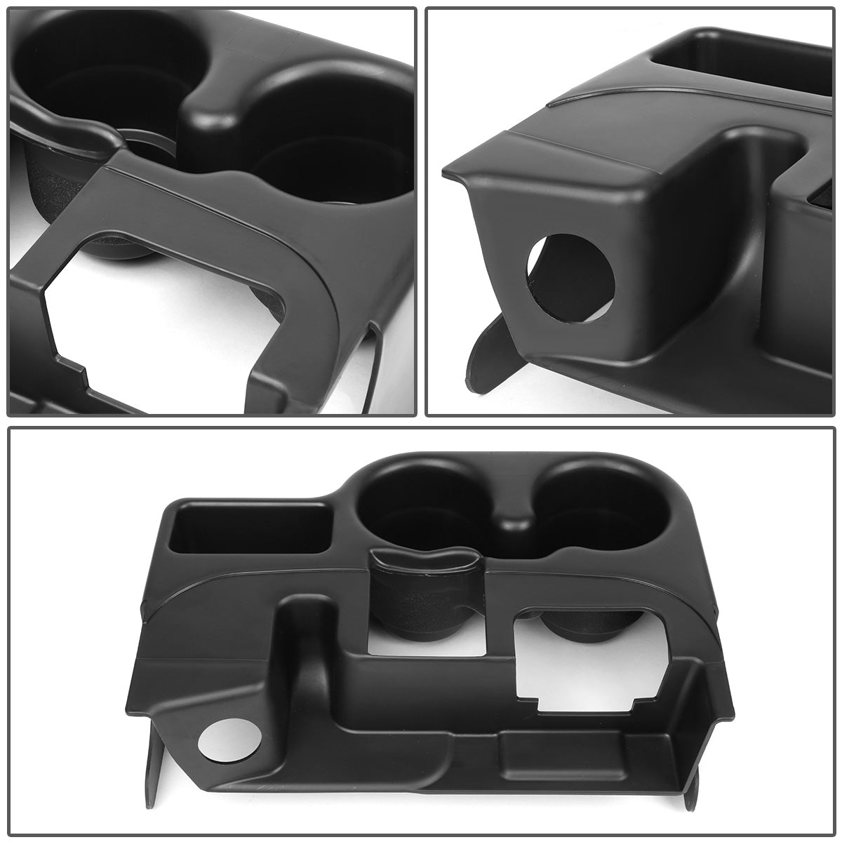 nan CENTER CONSOLE CUP HOLDER - 03-05 DODGE RAM 1500, 2500, 3500 - FITS 06-09 NON-SPORT INTERIOR PACKAGE MODELS / 10-12 NON-LARAMIE MODELS - FITS MODELS WITH 40/20/40 SPLIT SEATS - BLACK