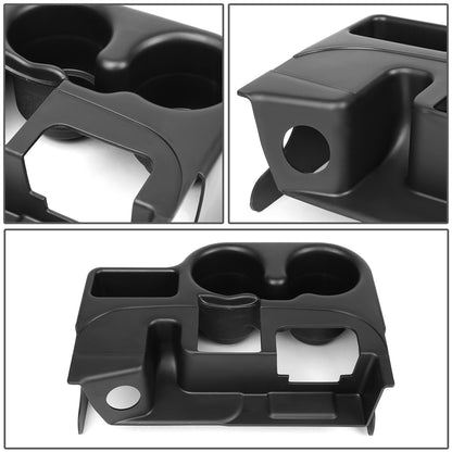 nan CENTER CONSOLE CUP HOLDER - 03-05 DODGE RAM 1500, 2500, 3500 - FITS 06-09 NON-SPORT INTERIOR PACKAGE MODELS / 10-12 NON-LARAMIE MODELS - FITS MODELS WITH 40/20/40 SPLIT SEATS - BLACK