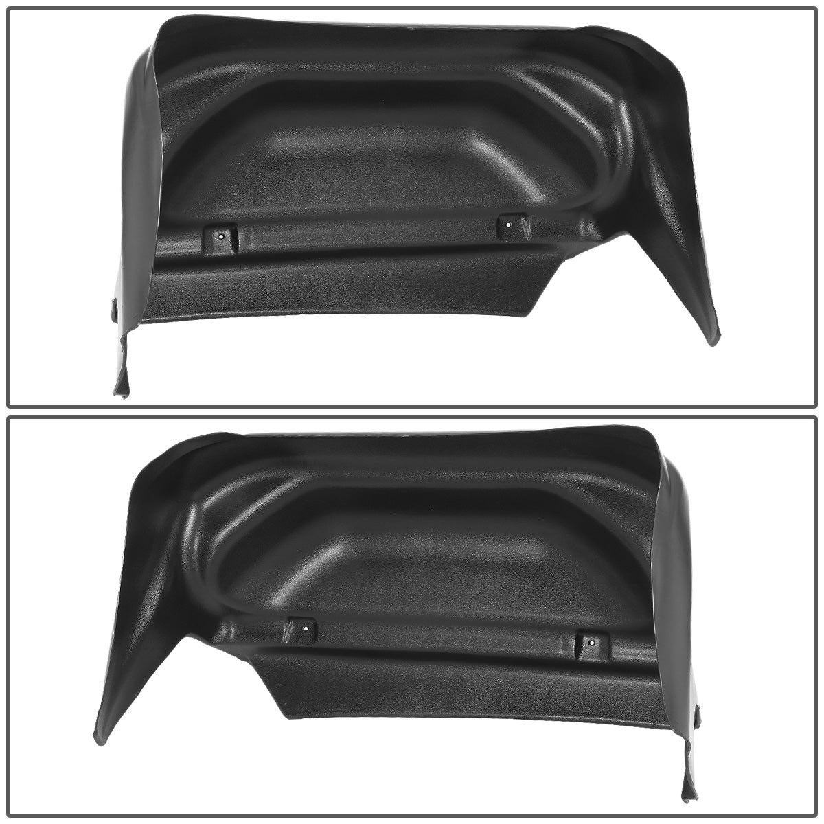 nan REAR WHEEL GUARD COVER - 2PCS - 14-18 CHEVY SILVERADO 1500 / 15-19 CHEVY SILVERADO 2500HD, 3500HD - SINGLE REAR WHEEL MODELS ONLY / 2019 CHEVY SILVERADO 1500 LEGACY - BLACK