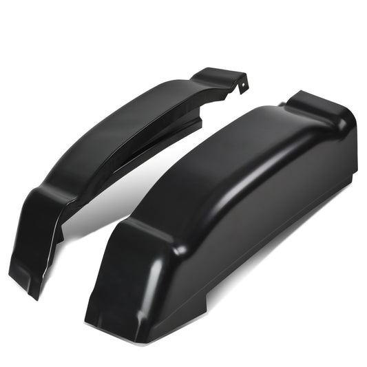 nan REAR CAB CAP COVERS - 2PCS - 01-06 CHEVY SILVERADO 1500, 2500HD, 3500HD / 01-06 GMC SIERRA 1500, 2500HD, 3500HD / 2007 CHEVY SILVERADO 1500, 2500HD, 3500HD CLASSIC, GMC SIERRA 1500, 2500HD, 3500HD CLASSIC - FITS CREW CAB MODELS ONLY - BLACK