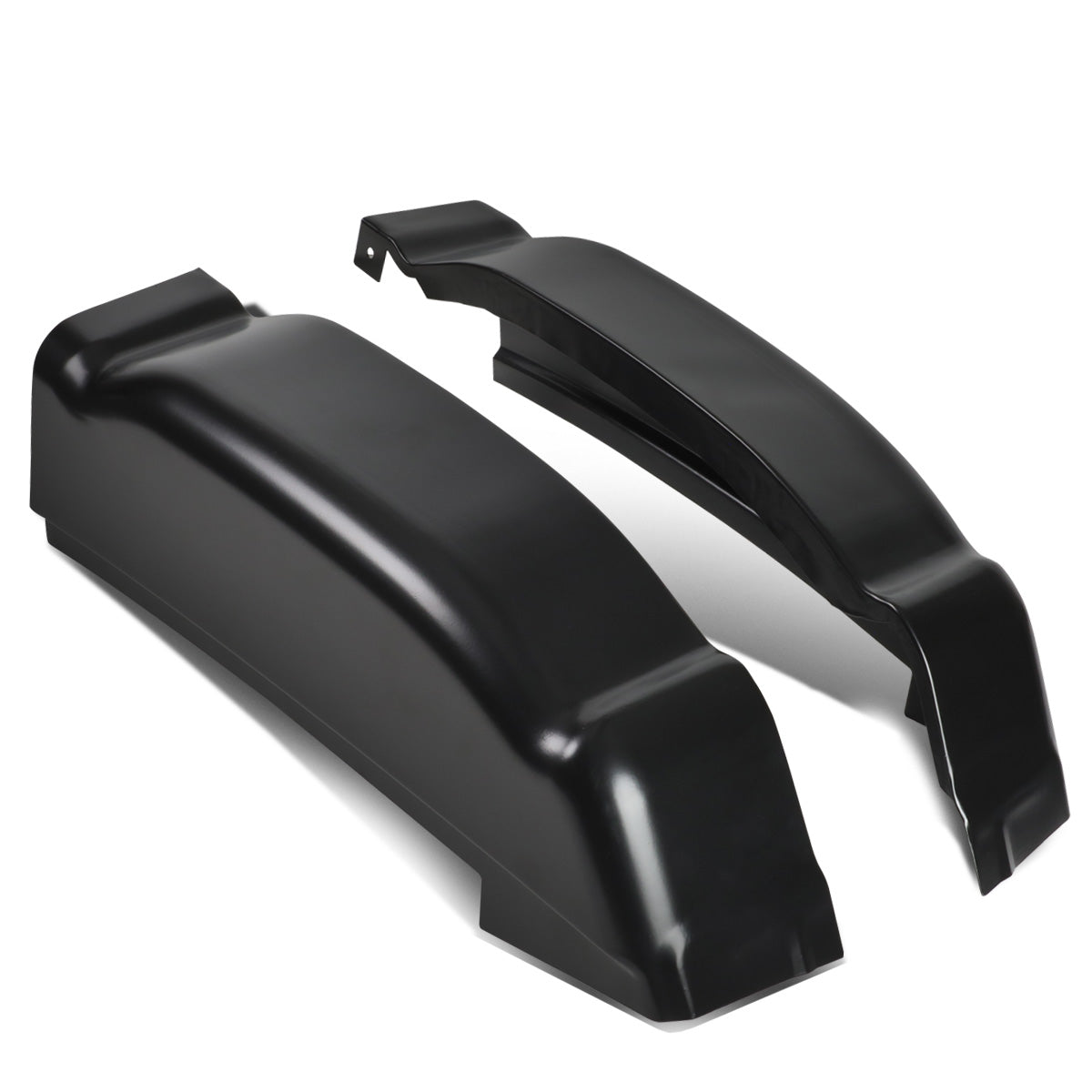 nan REAR CAB CAP COVERS - 2PCS - 01-06 CHEVY SILVERADO 1500, 2500HD, 3500HD / 01-06 GMC SIERRA 1500, 2500HD, 3500HD / 2007 CHEVY SILVERADO 1500, 2500HD, 3500HD CLASSIC, GMC SIERRA 1500, 2500HD, 3500HD CLASSIC - FITS CREW CAB MODELS ONLY - BLACK