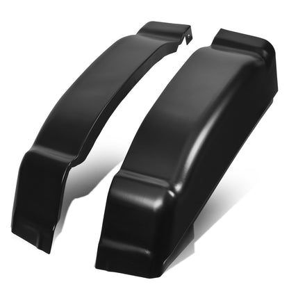 nan REAR CAB CAP COVERS - 2PCS - 01-06 CHEVY SILVERADO 1500, 2500HD, 3500HD / 01-06 GMC SIERRA 1500, 2500HD, 3500HD / 2007 CHEVY SILVERADO 1500, 2500HD, 3500HD CLASSIC, GMC SIERRA 1500, 2500HD, 3500HD CLASSIC - FITS CREW CAB MODELS ONLY - BLACK