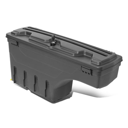 nan TRUCK BED WHEEL WELL LOCK BOX - 07-18 CHEVY SILVERADO 1500, GMC SIERRA 1500 / 07-19 CHEVY SILVERADO 2500HD, 3500HD, GMC SIERRA 2500HD, 3500HD / 2019 CHEVY SILVERADO 1500 LIMITED, GMC SIERRA 1500 LIMITED - DRIVER SIDE - BLACK