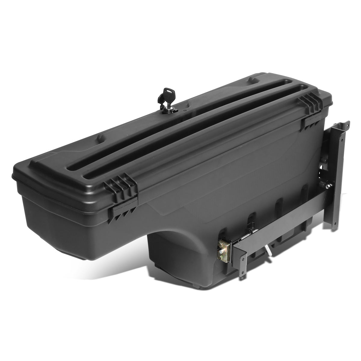 nan TRUCK BED WHEEL WELL LOCK BOX - 07-18 CHEVY SILVERADO 1500, GMC SIERRA 1500 / 07-19 CHEVY SILVERADO 2500HD, 3500HD, GMC SIERRA 2500HD, 3500HD / 2019 CHEVY SILVERADO 1500 LIMITED, GMC SIERRA 1500 LIMITED - DRIVER SIDE - BLACK