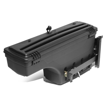 nan TRUCK BED WHEEL WELL LOCK BOX - 07-18 CHEVY SILVERADO 1500, GMC SIERRA 1500 / 07-19 CHEVY SILVERADO 2500HD, 3500HD, GMC SIERRA 2500HD, 3500HD / 2019 CHEVY SILVERADO 1500 LIMITED, GMC SIERRA 1500 LIMITED - DRIVER SIDE - BLACK