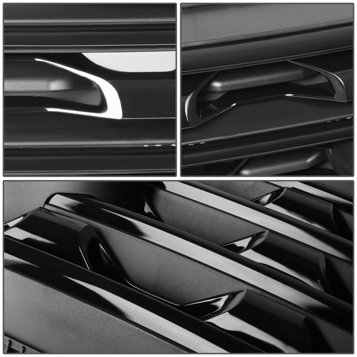 nan GRILLE - 16-17 FORD EXPLORER - OE FACTORY STYLE - GLOSSY - BLACK