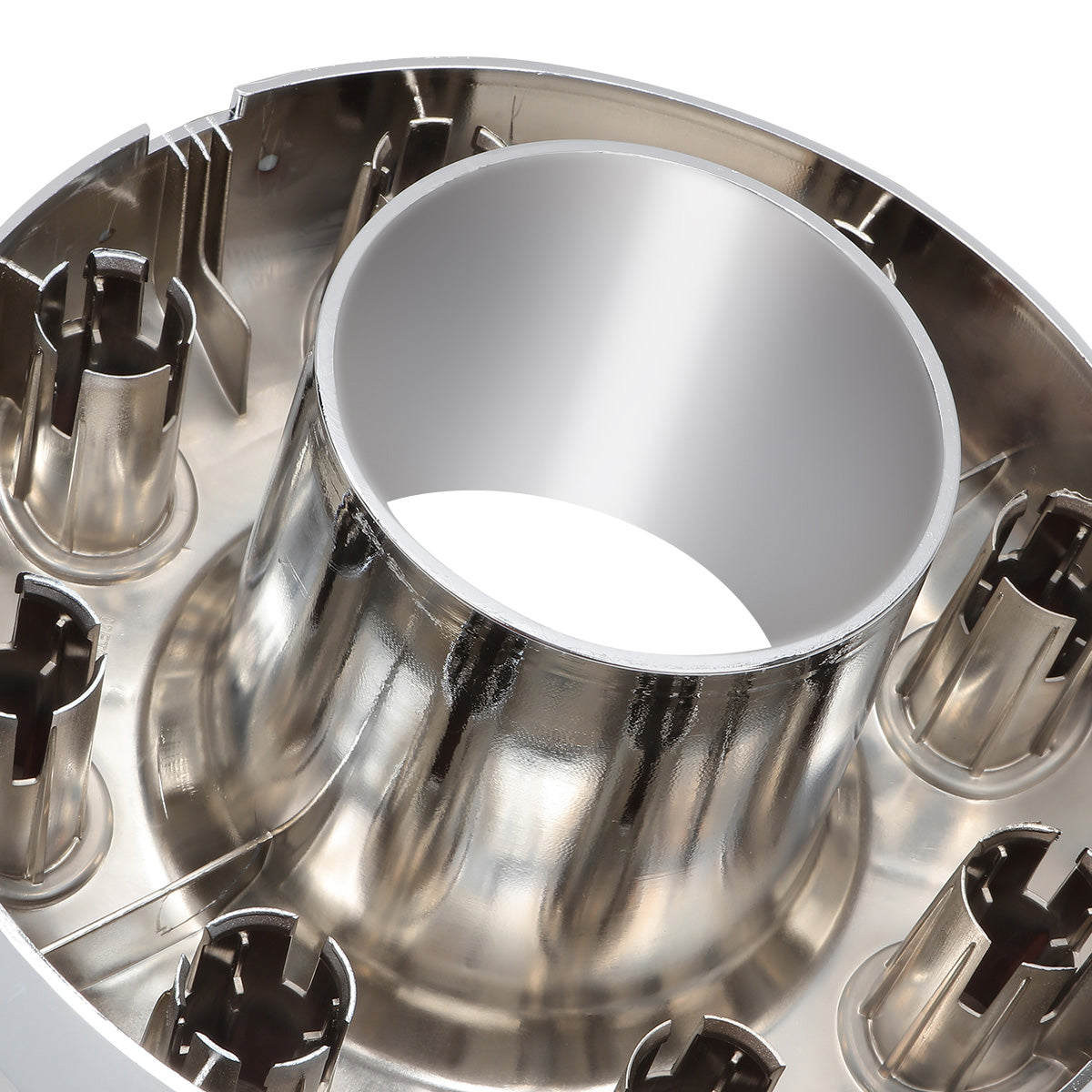 nan WHEEL RIM CENTER HUB CAPS - FRONT - 05-18 FORD F-350 SUPER DUTY - ONLY FITS FACTORY 17" X 6.5" ALUMINUM FRONT WHEELS - FITS 4WD MODELS WITH DUAL REAR WHEELS - 2PCS