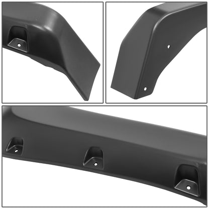 nan WHEEL FLARES - 14-19 CHEVY SILVERADO 1500 - POCKET-RIVETED STYLE - FITS FLEETSIDE MODELS WITH 5.8" BED - TEXTURED - MATTE BLACK