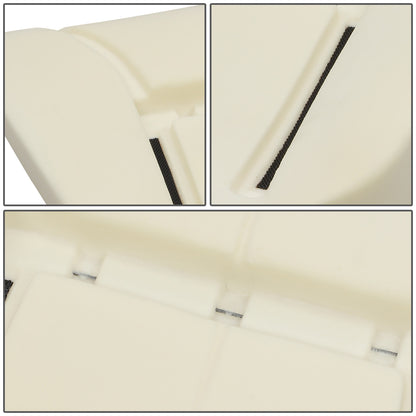 nan LOWER BOTTOM SEAT CUSHION - 98-01 DODGE RAM 1500 / 98-02 DODGE RAM 2500, 3500 - DOES NOT FIT SINGLE CAB SEATS - DRIVER SIDE - WHITE