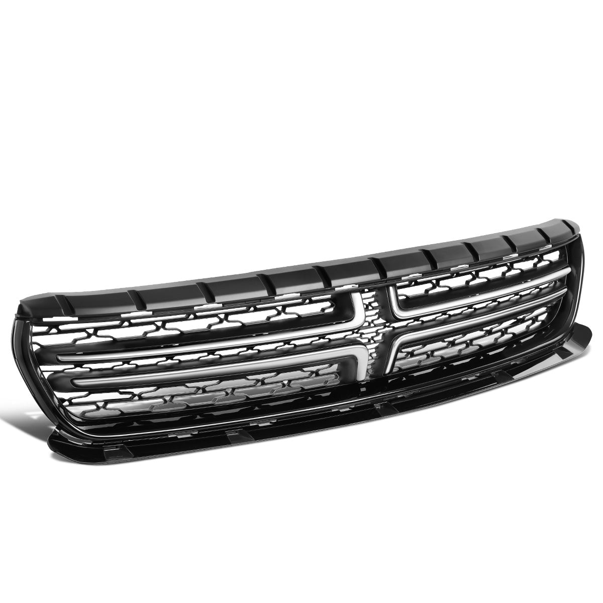 nan GRILLE - 15-18 DODGE CHARGER - DOES NOT FIT SRT MODELS - OE STYLE - BLACK / CHROME TRIM