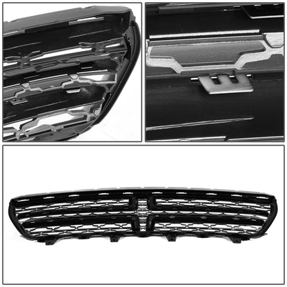 nan GRILLE - 15-18 DODGE CHARGER - DOES NOT FIT SRT MODELS - OE STYLE - BLACK / CHROME TRIM